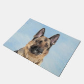 Duitse herderschilderkunst - Kute Original Dog Art Deurmat (Schuin)