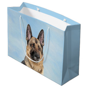Duitse herderschilderkunst - Kute Original Dog Art Groot Cadeauzakje
