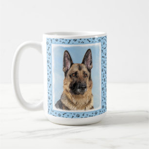 Duitse herderschilderkunst - Kute Original Dog Art Koffiemok