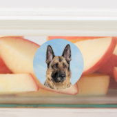 Duitse herderschilderkunst - Kute Original Dog Art Labels (Aangebracht)