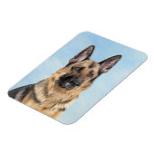 Duitse herderschilderkunst - Kute Original Dog Art Magneet (Linkerzijde)