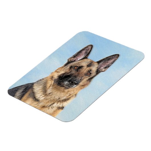 Duitse herderschilderkunst - Kute Original Dog Art Magneet (Linkerzijde)