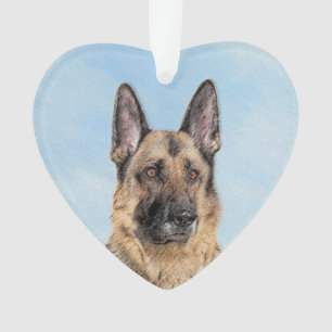 Duitse herderschilderkunst - Kute Original Dog Art Ornament
