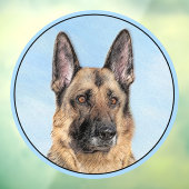 Duitse herderschilderkunst - Kute Original Dog Art Raamsticker (Vel 3)