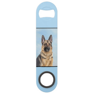 Duitse herderschilderkunst - Kute Original Dog Art Speed Flessenopener