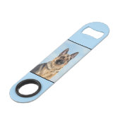 Duitse herderschilderkunst - Kute Original Dog Art Speed Flessenopener (Achterkant Gekanteld)