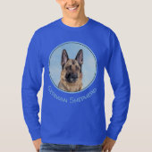 Duitse herderschilderkunst - Kute Original Dog Art T-shirt (Voorkant)