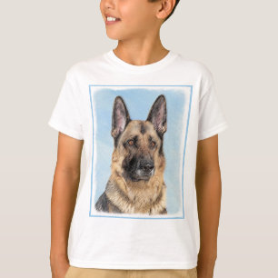 Duitse herderschilderkunst - Kute Original Dog Art T-shirt