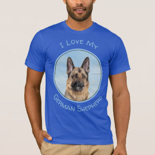 Duitse herderschilderkunst - Kute Original Dog Art T-shirt