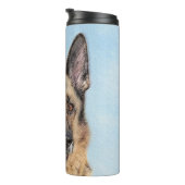 Duitse herderschilderkunst - Kute Original Dog Art Thermosbeker (Geroteerd rechts)