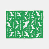 Duitse herdersdeken | Loyaal & liefdevol cadeau Fleece Deken (Voorkant (Horizontaal))