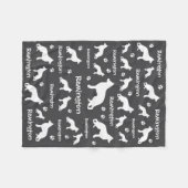 Duitse herdersdeken | Loyaal & liefdevol cadeau Fleece Deken (Voorkant (Horizontaal))