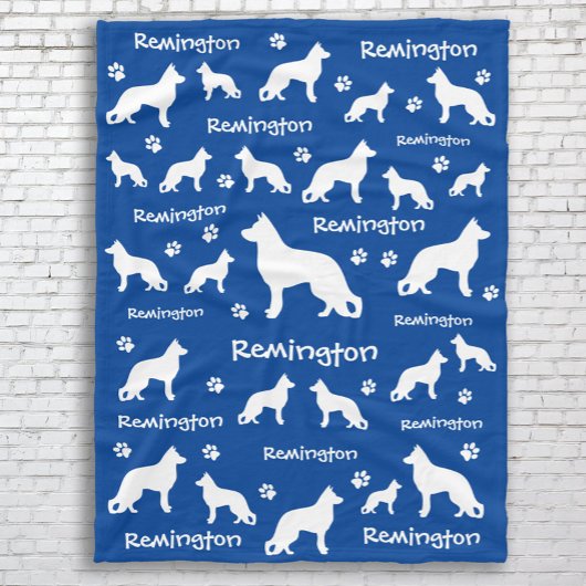 Duitse herdersdeken | Loyaal & liefdevol cadeau Fleece Deken