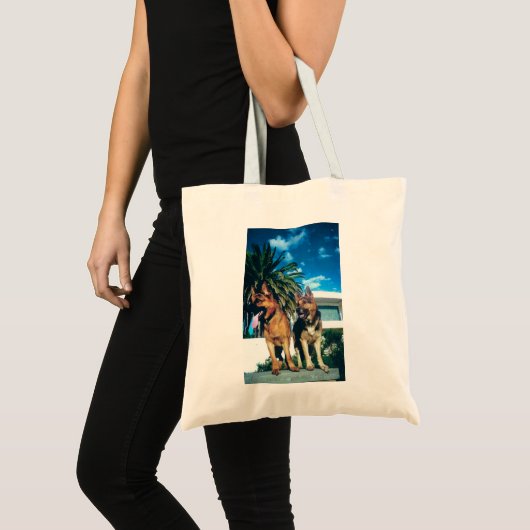 Duitse herdersgroep tote bag (Voorkant (product))