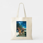 Duitse herdersgroep tote bag (Achterkant)