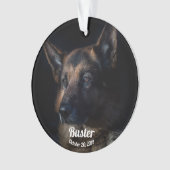 Duitse herdersherdenkingsmonument ornament (voorkant)