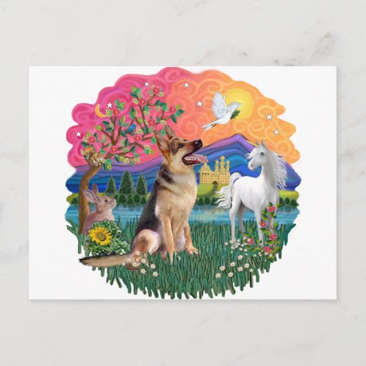 Duitse Herdershond #1 Briefkaart (Voorkant)