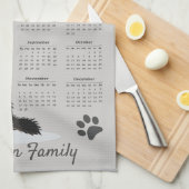 Duitse Herdershond 2026 Theedoek Kalender (Quarter Fold)