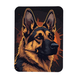 🐕 Duitse Herdershond Accessoires Voor Hondenliefh Magneet