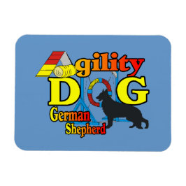 Duitse Herdershond Agility Magneet
