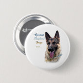 Duitse herdershond Beste Vriend 2 - Button (Voorkant /achterkant)