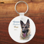 Duitse Herdershond Beste Vriend Sleutelhanger (Voorkant)