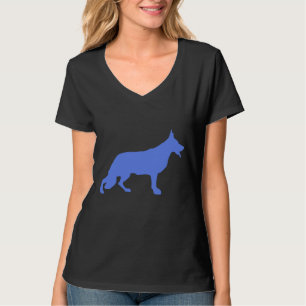 Duitse Herdershond blauw T-shirt