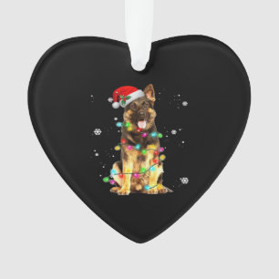 Duitse Herdershond Boom Kerst Sweater Xmas Doe Ornament