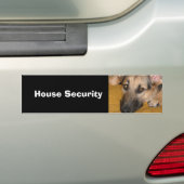 Duitse Herdershond Bumpersticker (Op auto)