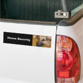 Duitse Herdershond Bumpersticker (Op Truck)