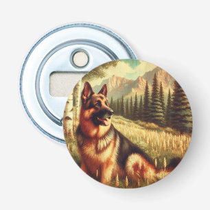 Duitse Herdershond Button Flesopener