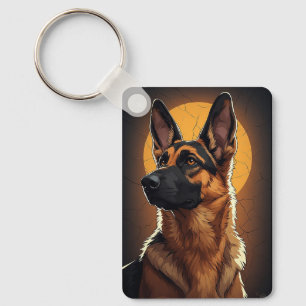 🐾 Duitse Herdershond Cadeaus Voor Hondenliefhebbe Sleutelhanger