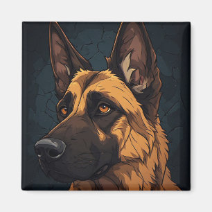 🐕 Duitse Herdershond Cadeaus Voor Huisdier Eigena Magneet