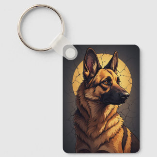 🦴 Duitse Herdershond Cadeaus Voor Huisdierliefheb Sleutelhanger
