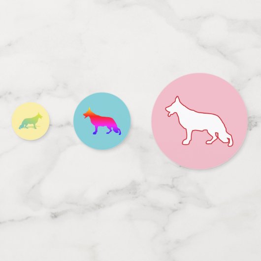 Duitse herdershond Confetti (Voorkanten)