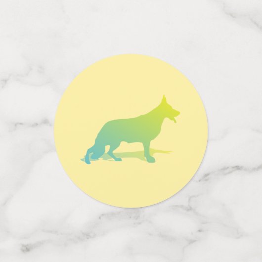 Duitse herdershond Confetti (Kleine voorkant)