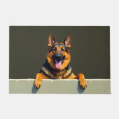 Duitse Herdershond deurmat Kunst (Voorkant)