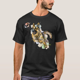 Duitse herdershond die speelt en een bal vangt voo t-shirt
