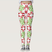 Duitse Herdershond en Rozen Leggings (Voorkant)