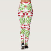 Duitse Herdershond en Rozen Leggings (Achterkant)