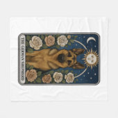 Duitse Herdershond Fleece Deken (Voorkant (Horizontaal))