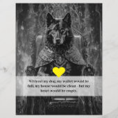 Duitse Herdershond Flyer (Achterkant)