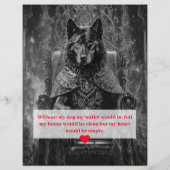 Duitse Herdershond Flyer (Achterkant)