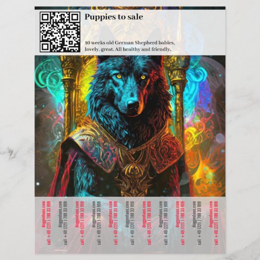 Duitse Herdershond Flyer (Voorkant)
