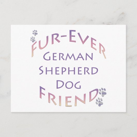 Duitse herdershond Furever Briefkaart (Voorkant)