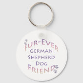 Duitse herdershond Furever Sleutelhanger (Voorkant)