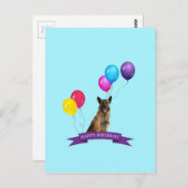 Duitse herdershond Gelukkige Verjaardag Briefkaart (Voorkant / Achterkant)