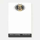 Duitse herdershond gepersonaliseerd post-it® notes (Voorkant)