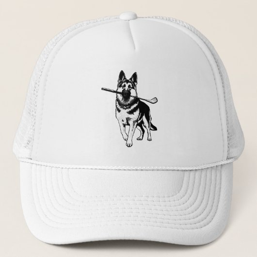 Duitse Herdershond Golf Trucker Pet (Voorkant)