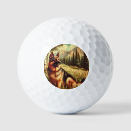 Duitse Herdershond Golfballen